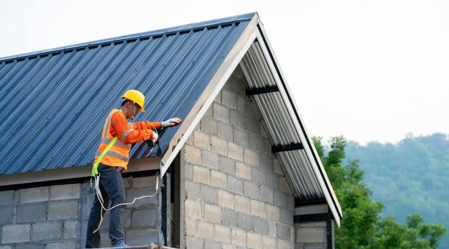 Professional metal roof installation in Hamden, NY